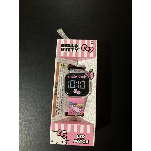 Hello Kitty Pastel Rainbow LED Wrist Watch Multi-Color - Picture 7 of 10